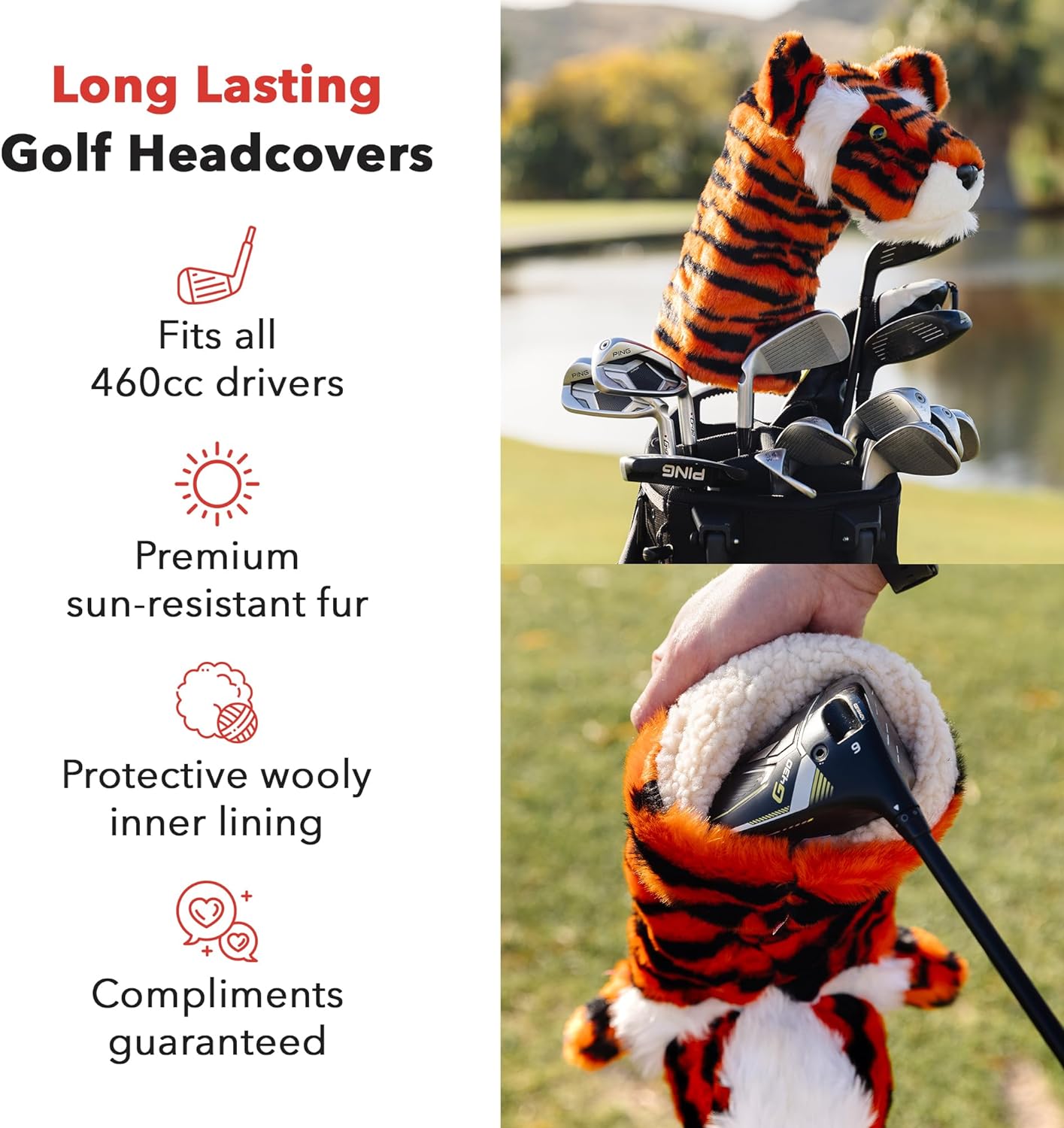 Tiger Headcover for Driver