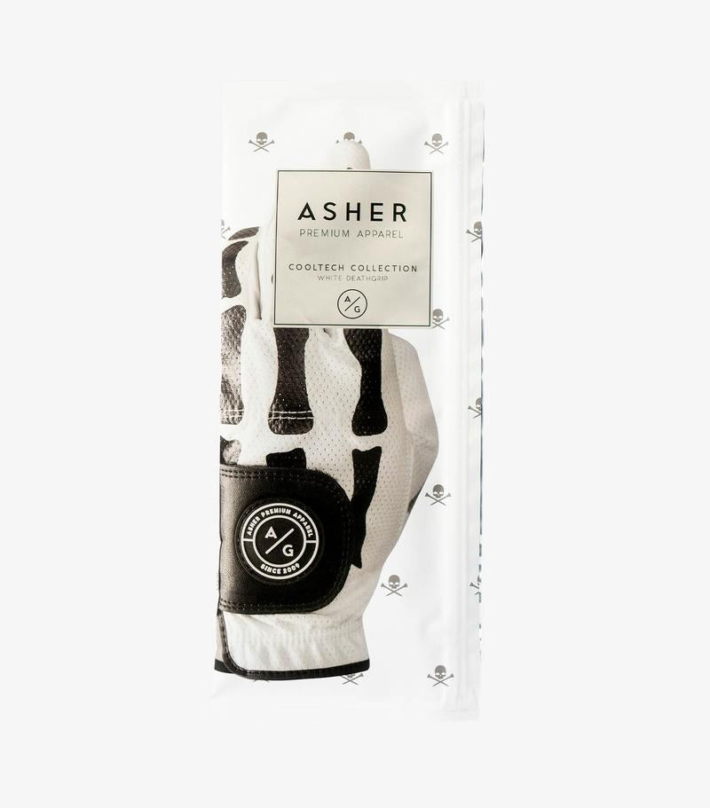 Asher Deathgrip™ Golf Glove White - Men's